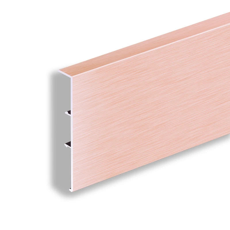 Laminate Floor Aluminum Skirting Boards Building Foot Baseboard Lines Extrusion Profile