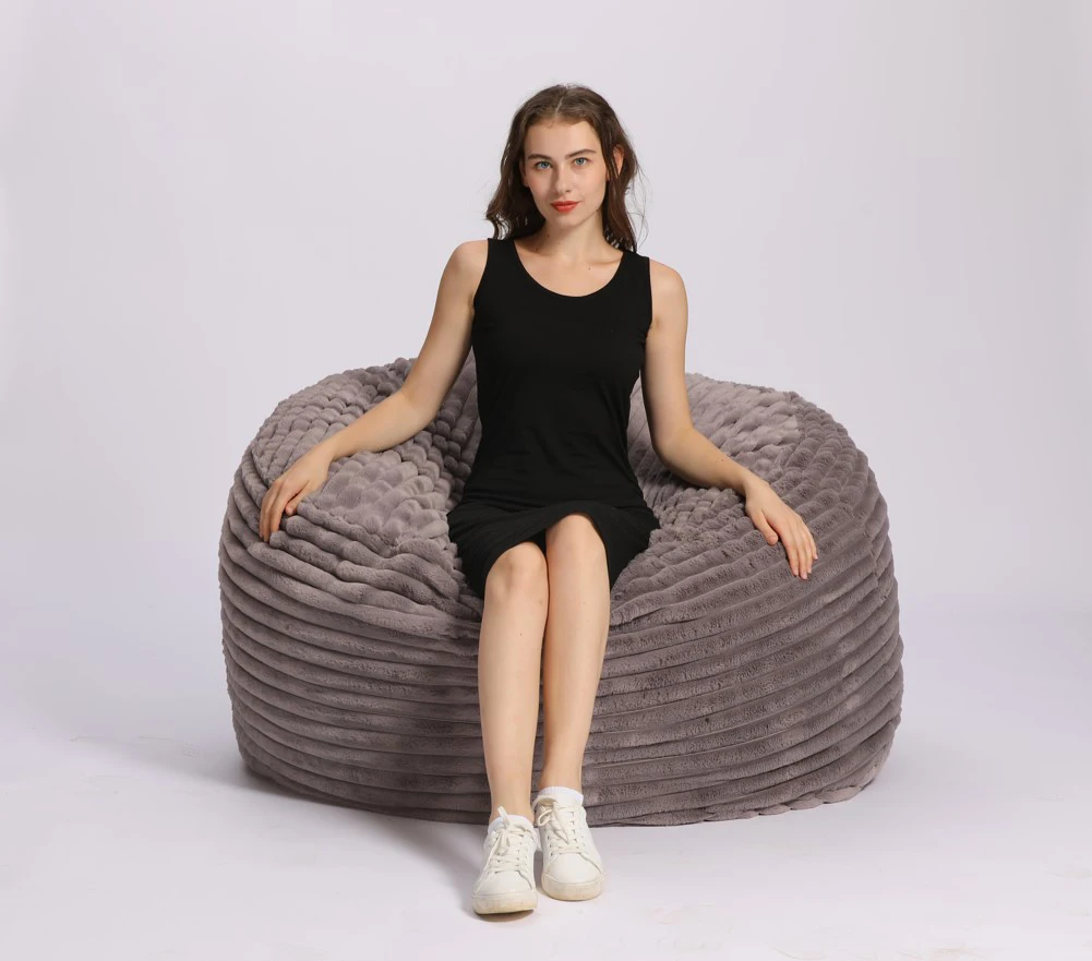 6 футов 7 Xl набивные плюшевые мягкие гигантские мешки из искусственного меха чехол для стульев гостиной дивана кровати большого размера