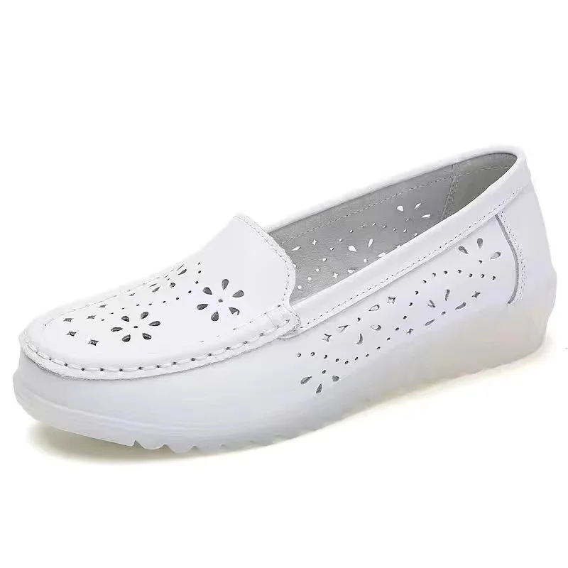 JUSTGOOD Wholesa Hospital White r Mates Nurse Shoes  Breathable Woman Women Females Nursing Shoes