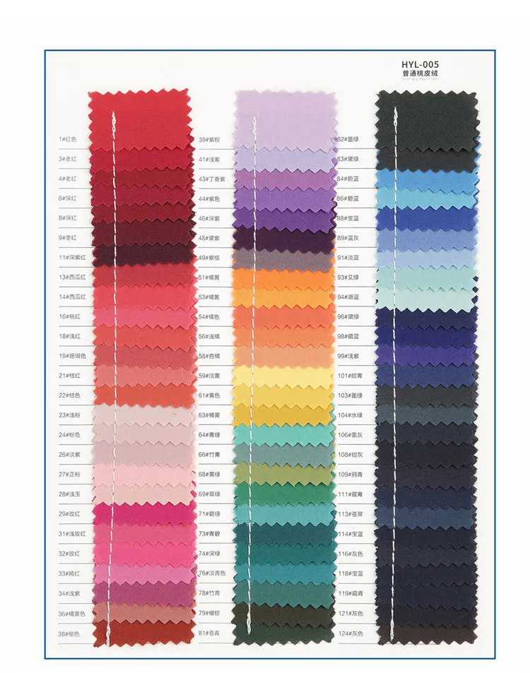 Waterproof Flame Retardant Gray Color Fabric Plain Peach Skin Velvet Twill For Handbags 210d polyester oxford fabric