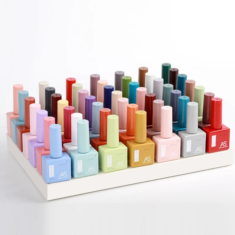 Factory Wholesale 60 Colors Vegan Gel Nail Polish Uv Led   Kit Private Label    Set 15 Ml For  Salon