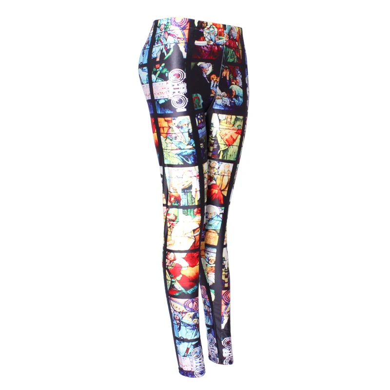 Wholesale High Quality Anime Digital Printed Women Tight Yoga Pants Ladies Bodybuilding Leggings