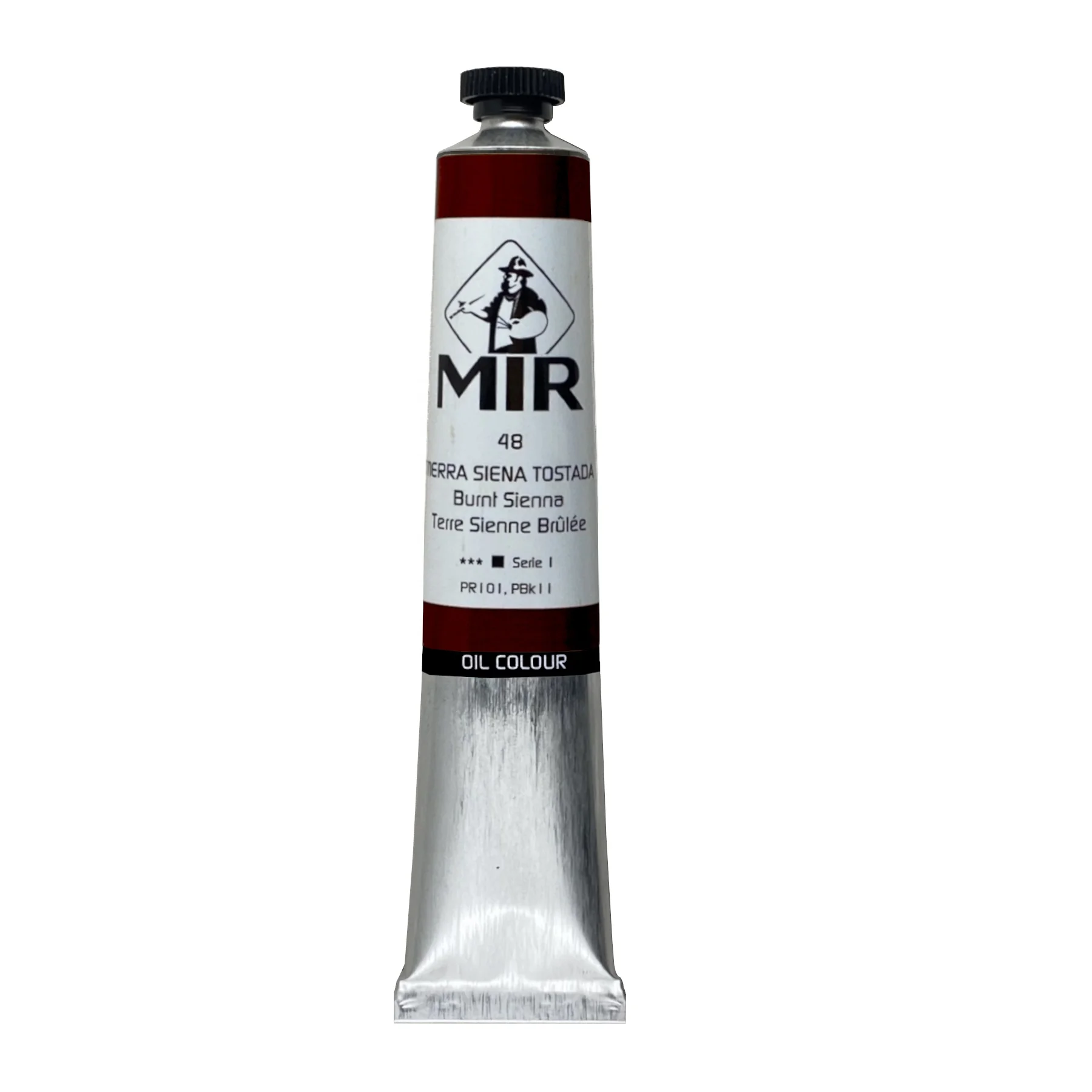 Extrafine Oil Paint BURNT SIENNA Fine Art Art Crafts and DIY Tube of 60ml