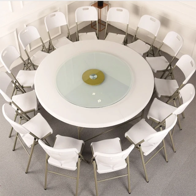 Mesas y Sillas para Eventos Cheap 72' Plastic Outdoor Banquet Folding Tables and Chairs for Events