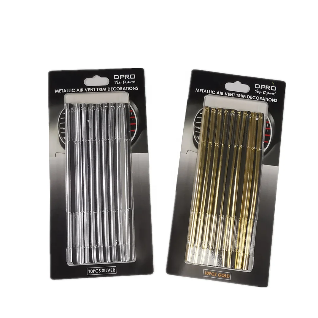 Крышка для вентиляционного отверстия салона автомобиля кондиционера декоративная хромированная полоса литья