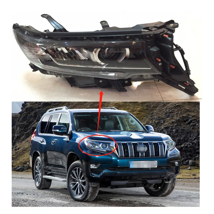 Светодиодная фара 81130-60N00 81170-60N00 для Land Cruiser Prado 150 FJ150 GRJ150