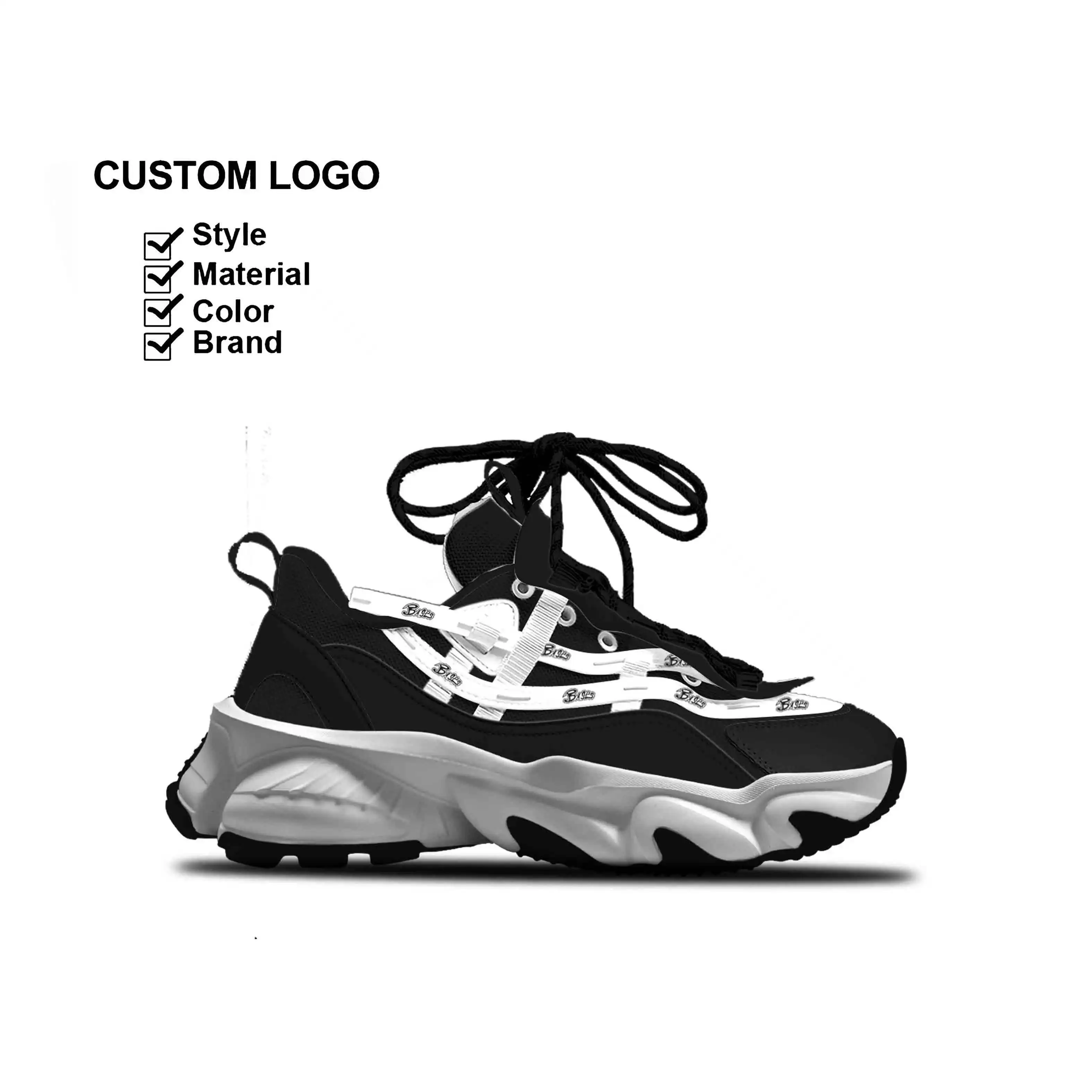 Top Quality Fashion Men shoe custom brand Sneaker Supplier Customized Manufacturer Unisex Sports Outdoor Sneakers