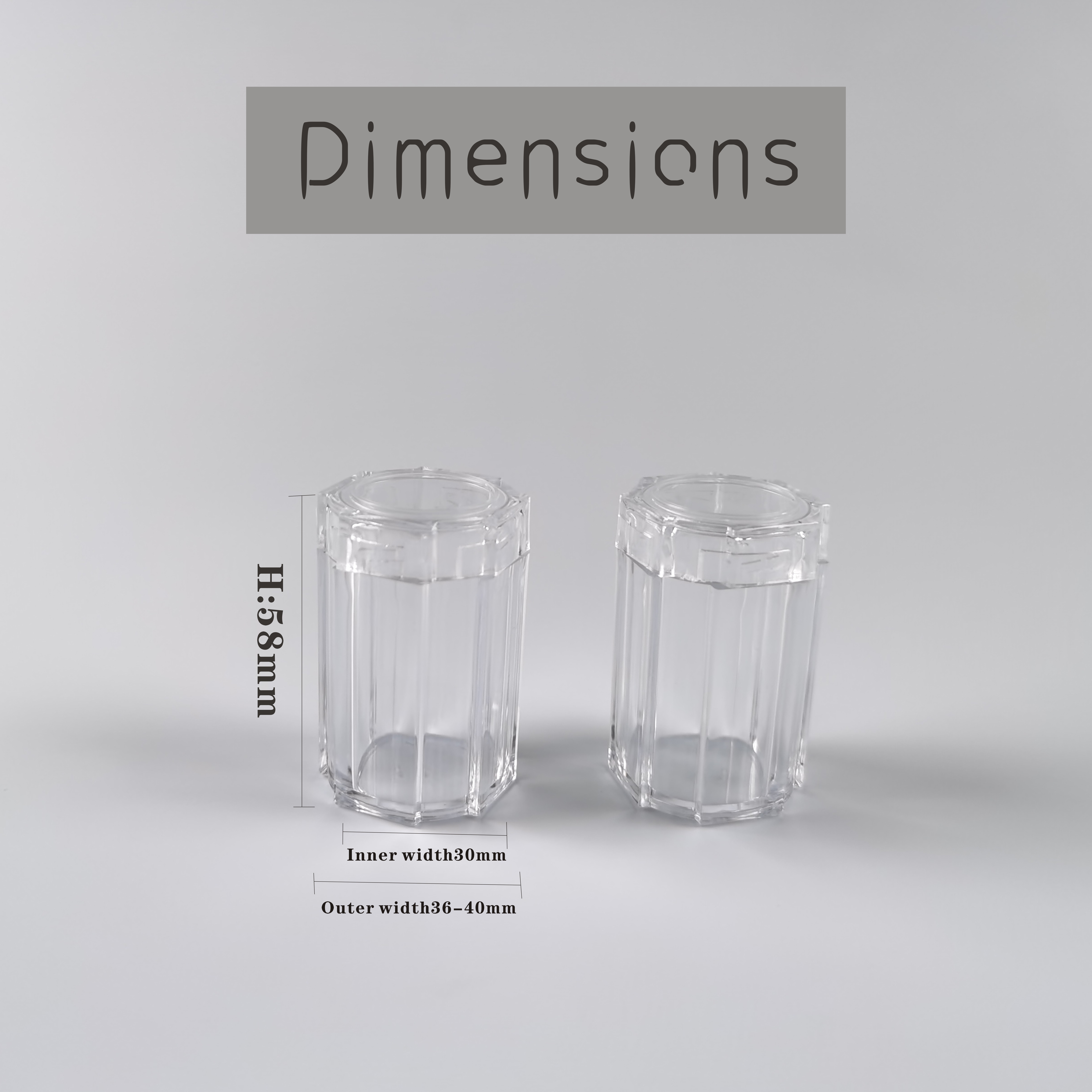 Prevent Damage Gross Ware Tool27mm Protective Tube Holder Transparent Plastic Coins Storage Bottle Tube Coins Collect 1PC