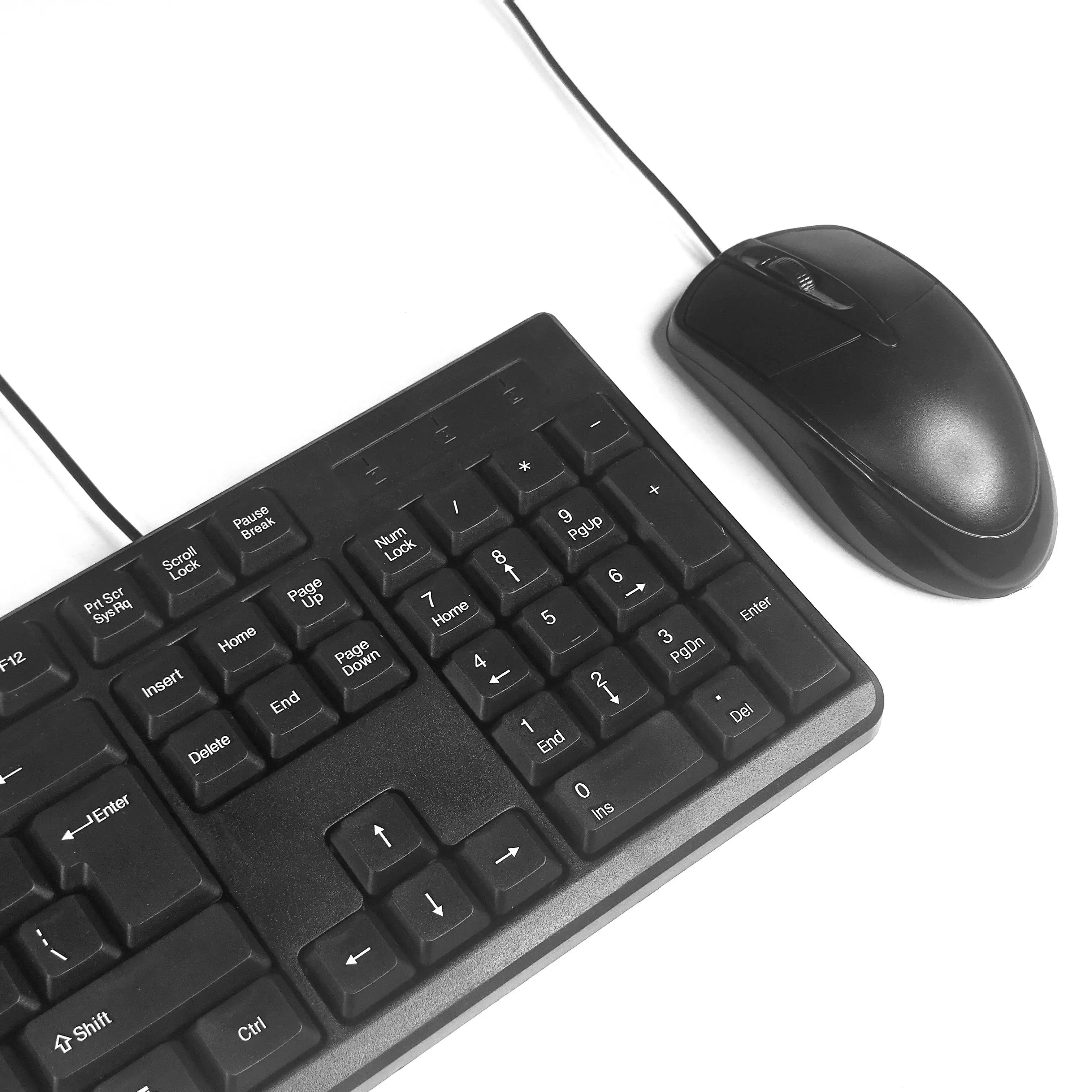Office game keyboard and mouse set, Computer PC gaming Wired USB mouse and Keyboard combo