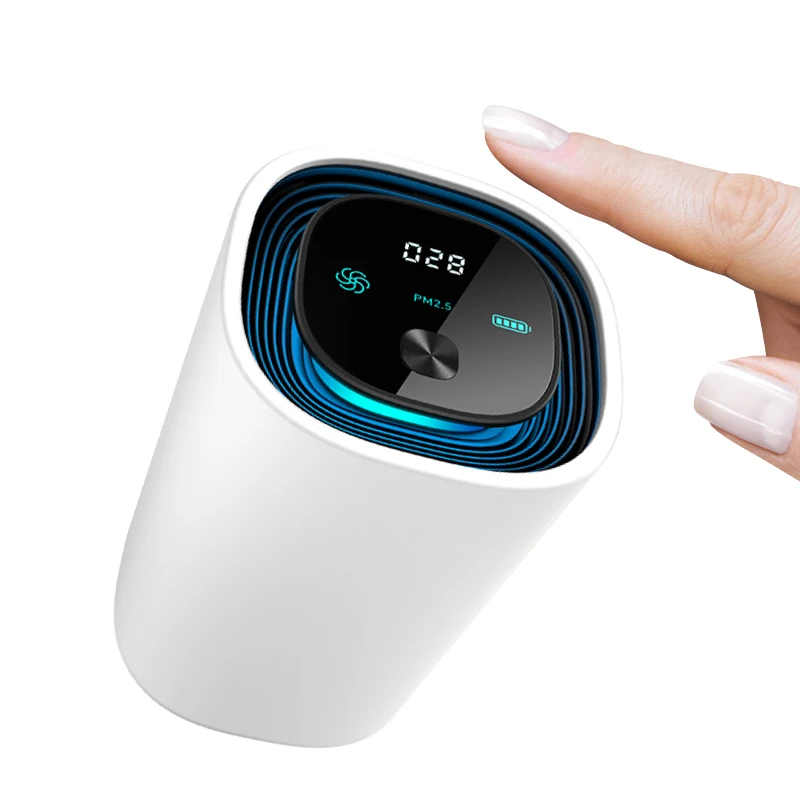 Whole sale car air purifiers home cleaner filterless air quality monitoring