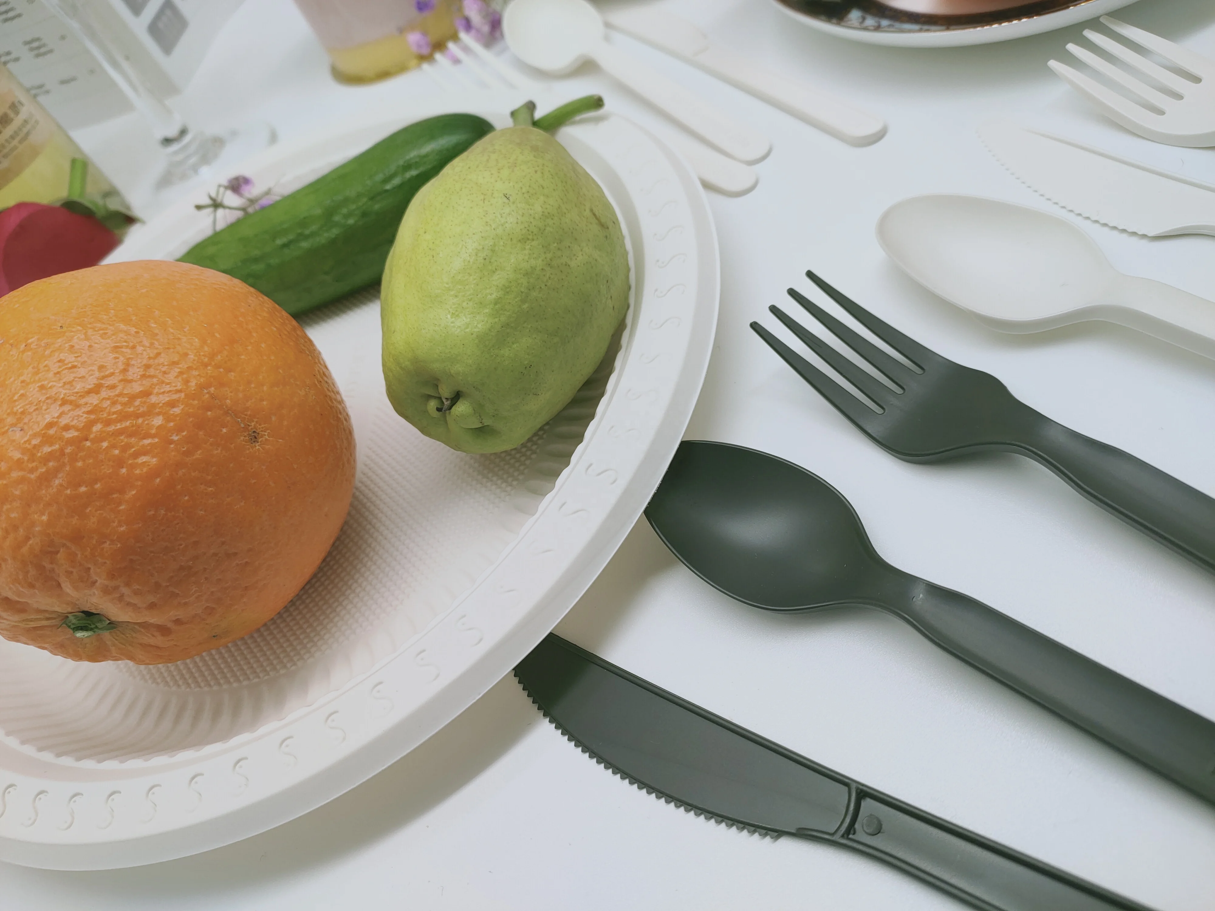 GreenWorks Compostable biodegradable CPLA cutlery knife bulk dinnerware sets