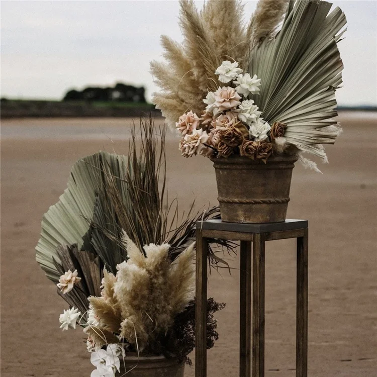 Z-3074 Fast Delivery Nordic Wind Flowerdesign 150CM Artificial Dried Pampas Grass For Wedding