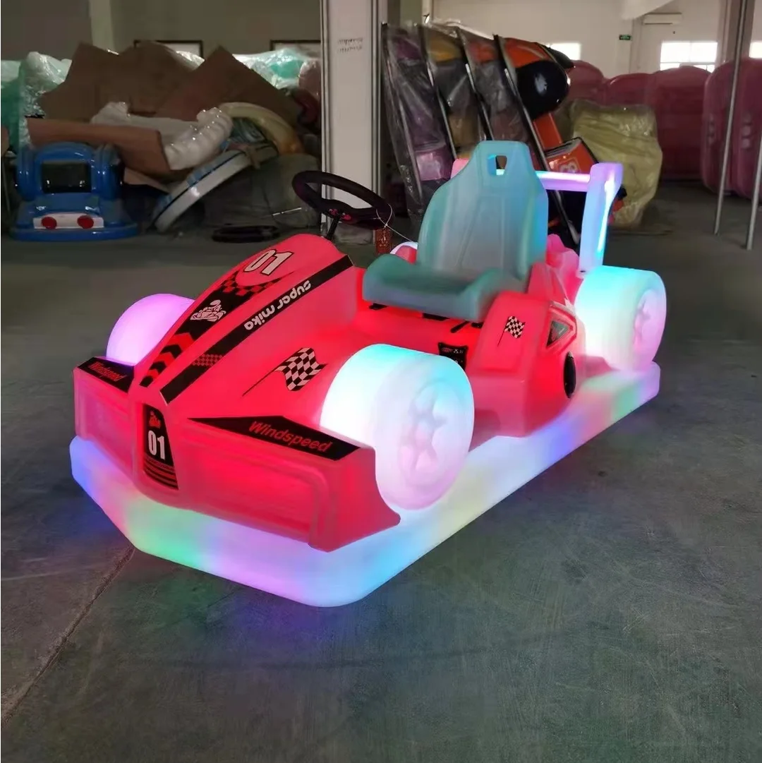 new Sports go kart style children electric car price battery bumper for
