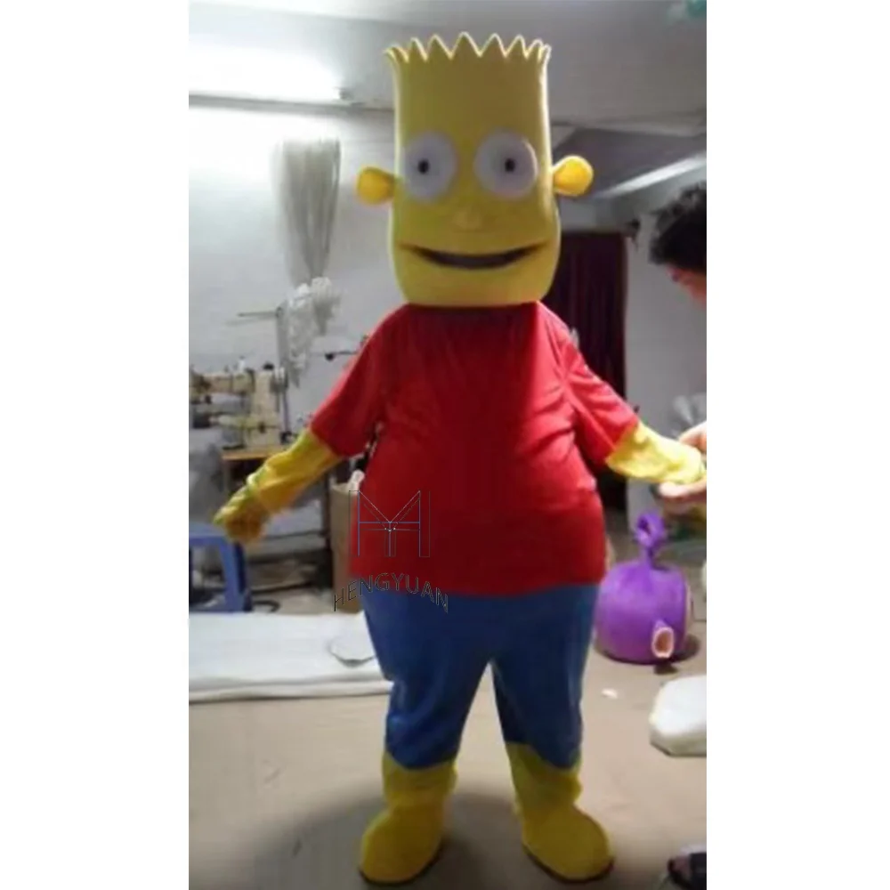 Hengyuan Cosplay Homer Simpson Cartoon Mascot Costume Custom Mascot Animal For Adult