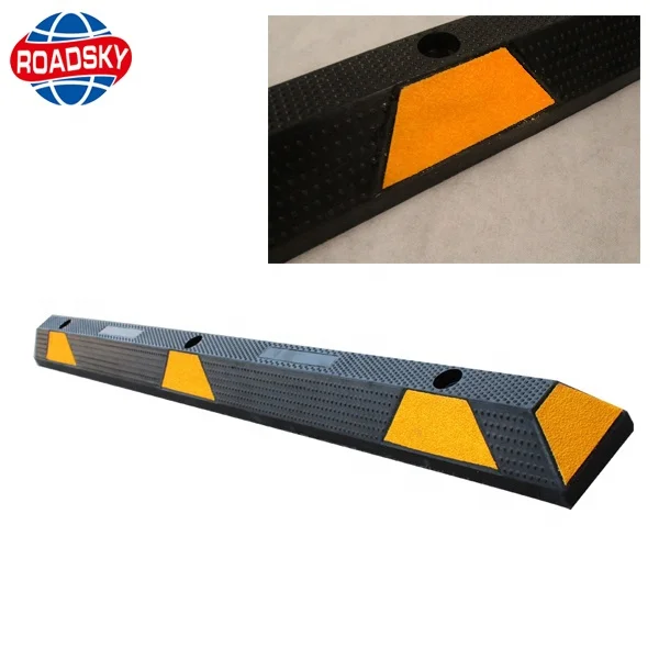 Factory Price Non-Slip Rubber Car Wheel Stopper