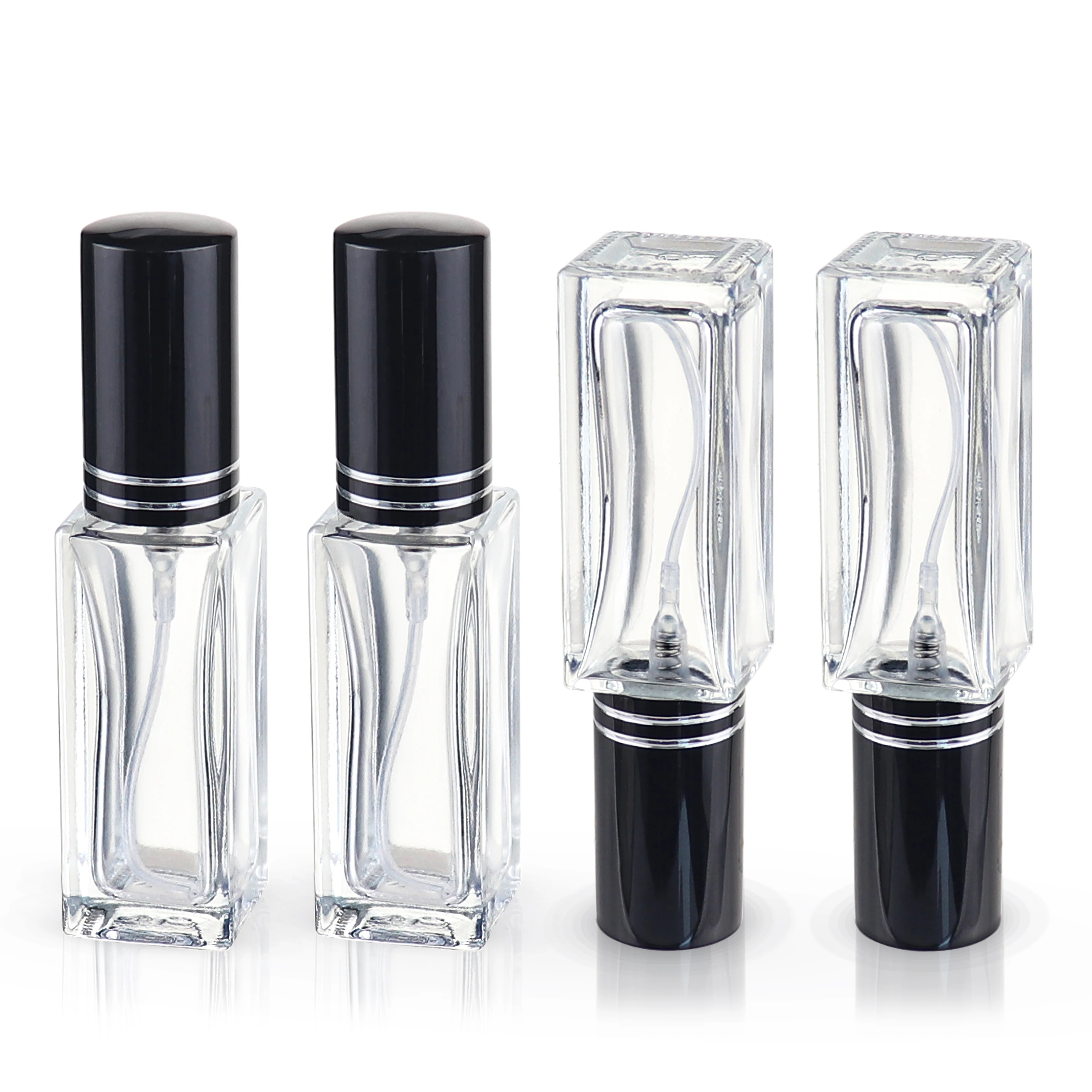 Glass Perfume Bottles Essential Oil Perfume Sample Square Bottle Buy China Wholesale Small Glass Spray 5ml 8ml 10ml