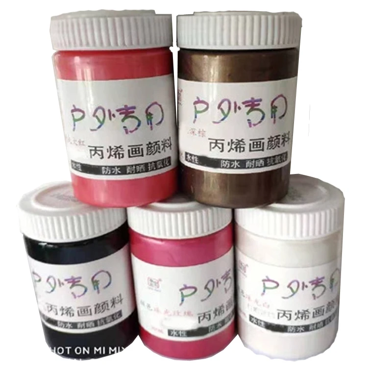 OEM custom full-color acrylic paint wall art paint 300ml 500ml 1000ml art paint