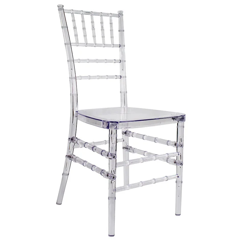 wholesale transparent wedding tiffany chairs plastic crystal acrylic outdoor chair