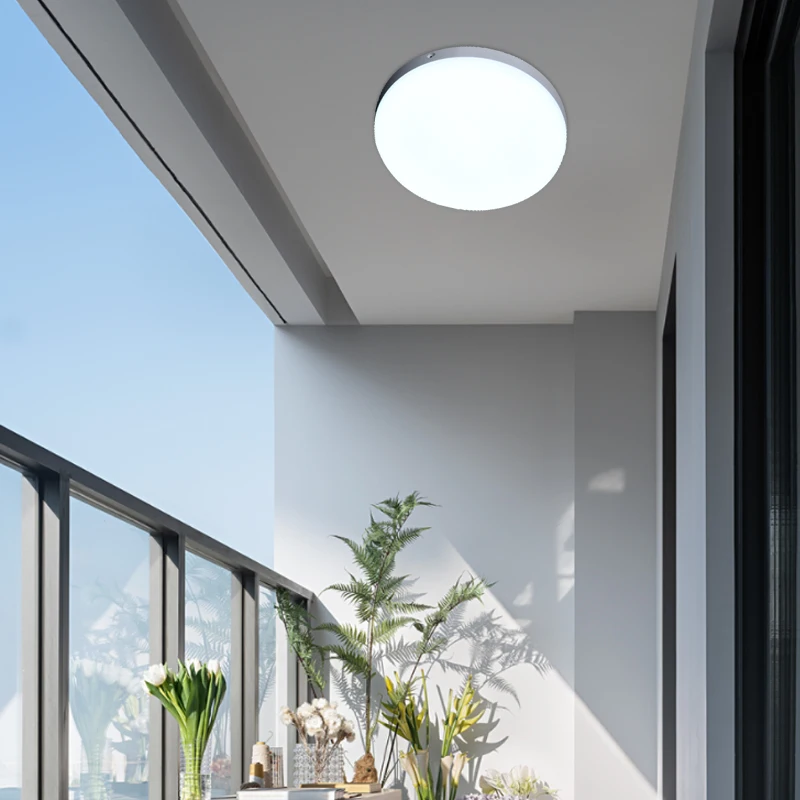 Moisture-proof Led Bulkhead Light Round Surface Mounted Ceiling Light IP65 Waterproof Bulkhead Lamp