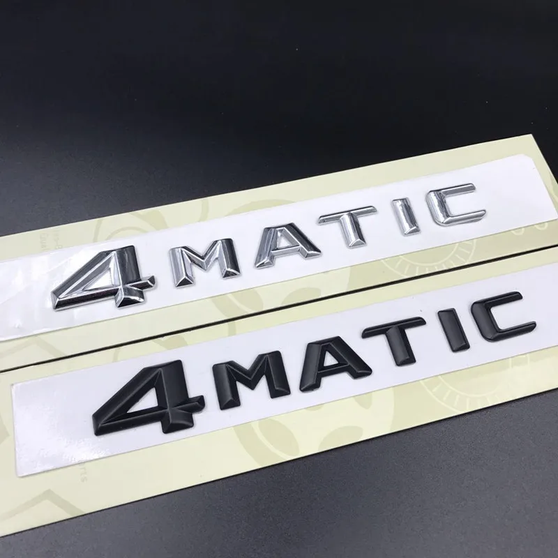 3D ABS Car Styling Emblem Badge Sticker Chrome Letters For Mercedes Benz GLE 350 4matic W220