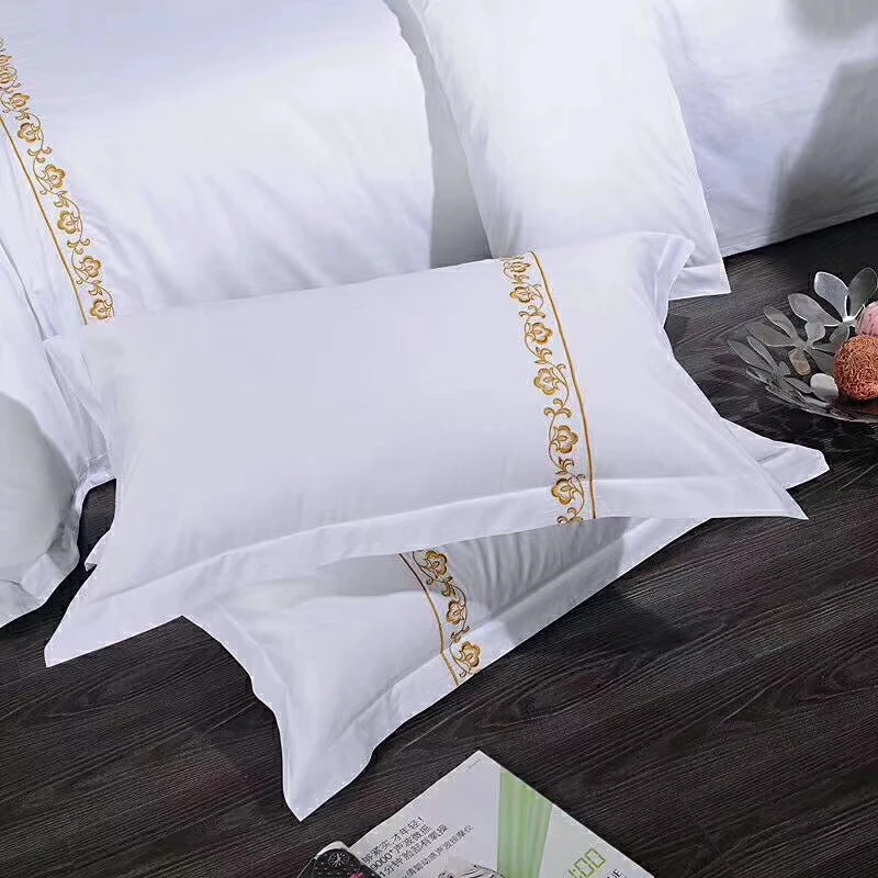 2022  hot sale  300TC Best quality 100% pima cotton fabric for hotel home bedding, bedding sheet