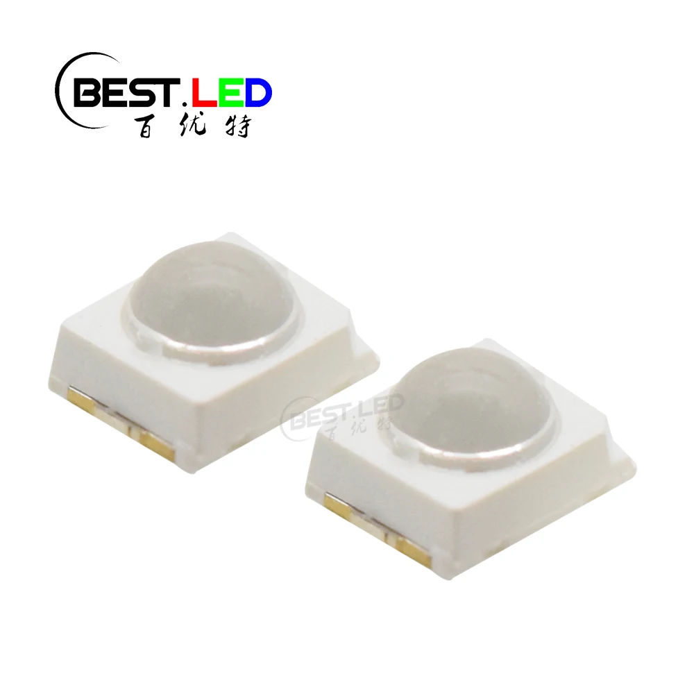 High CRI 2835 SMD LED 90 Degree RA95 Warm White LED Domed Lens LED 2800K 0.5W Dome Lens White SMD LED 2700K-3000K