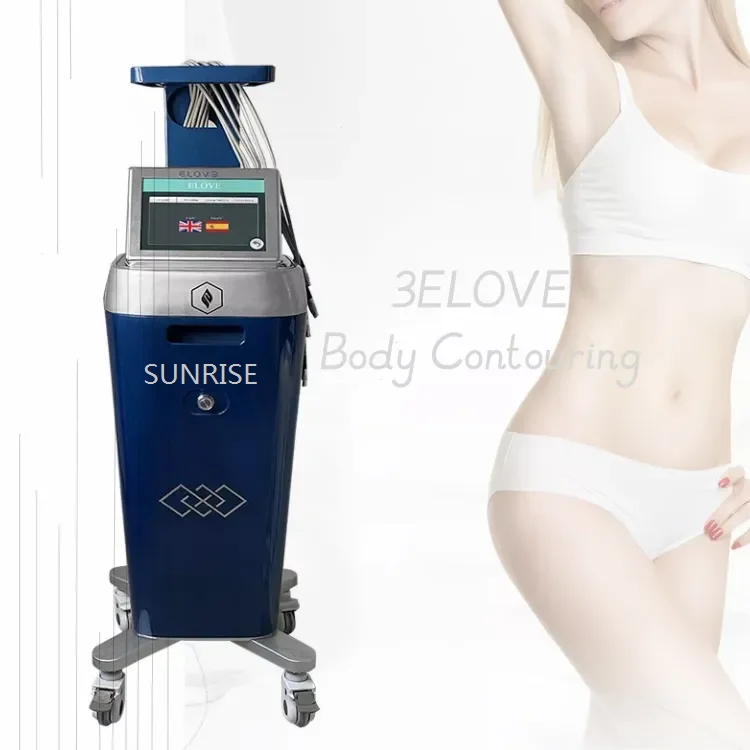 new advanced ELOVE  3 in 1 with thin laser lipolysis lipo fat burning ems machine skin tightening vacuum rf TAUT