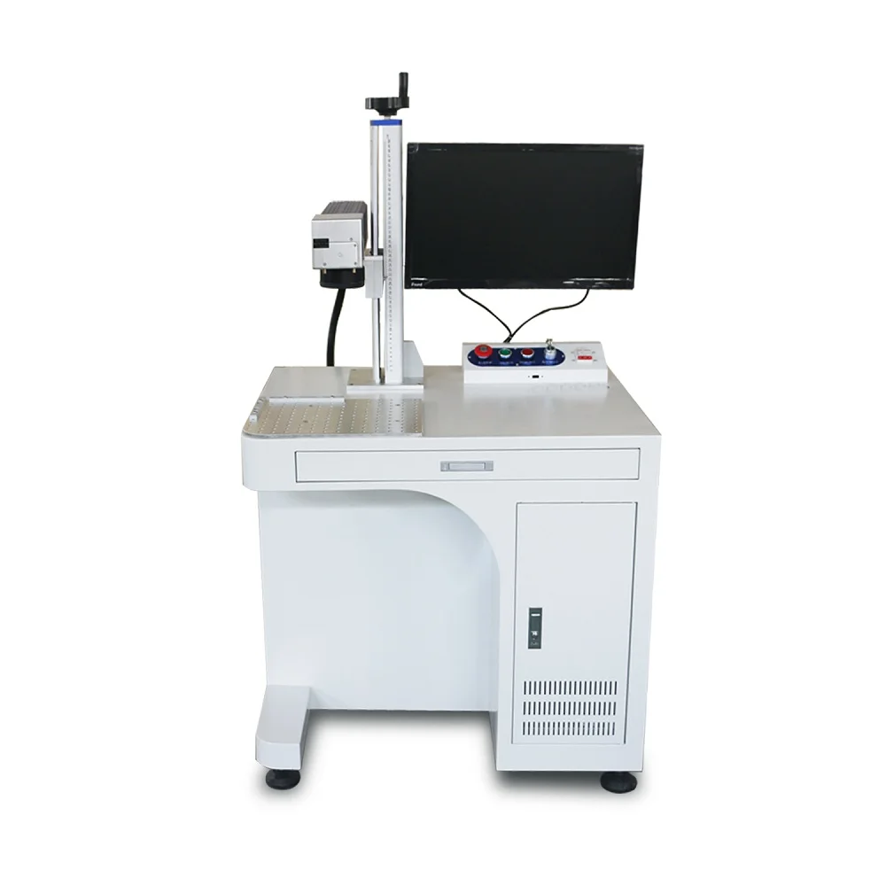 50w Fiber Laser Marking Machine Engraving for Metal and Non-metal Keyboard Mobile Phone