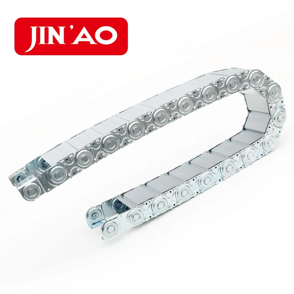 Stainless Steel Metal Cable Chain Wire Carriers for CNC Machine Semi Closed Drag Chain