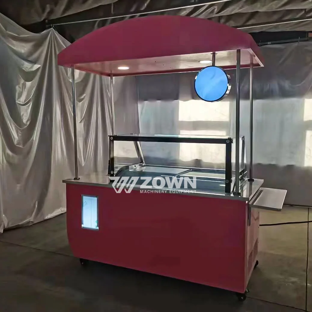 fabric Used food trucks Popular Dessert Party Cart Customized Color Christmas Mini Food Truck Wooden Flower Candy Cart
