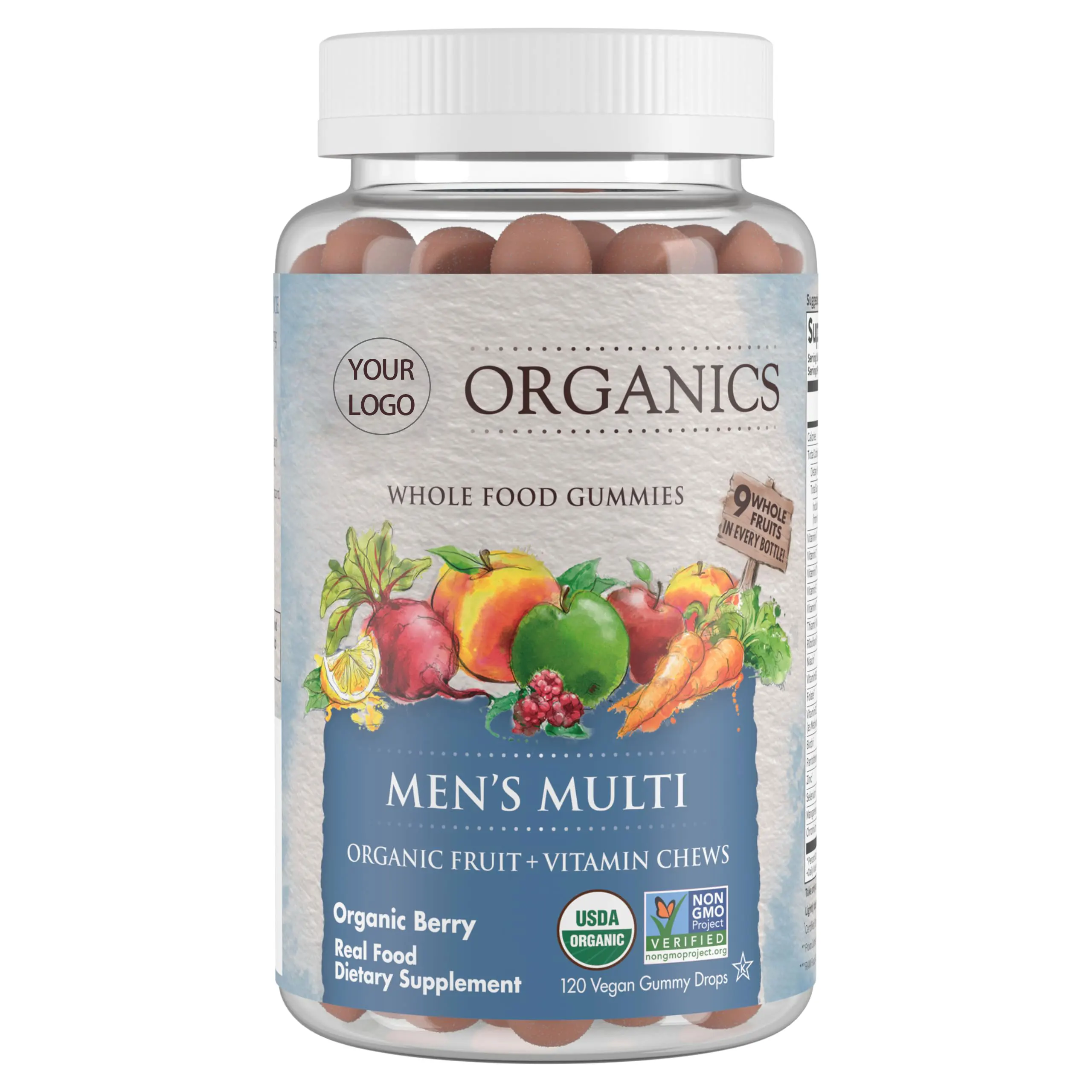 OEM ODM OBM Organic Bulk No Sugar Free Korea Apple Cider Vinegar Vitamins Candy ACV OEM Weight Loss Keto Gummies With Mother