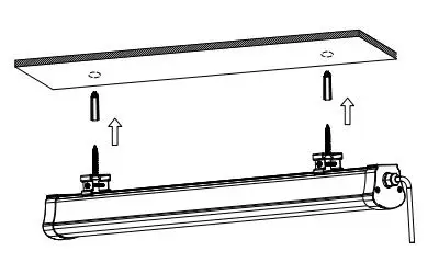 IP65 Tri-Proof LED Light Fixture 20W 40W 60W 100W White Surface Mount Tri-Proof Light