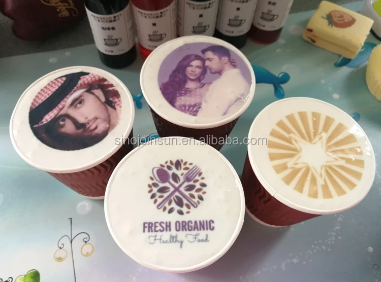 selfie 3D coffee printer 600dpi latte art drawing printer machine coffee printer  with edible ink