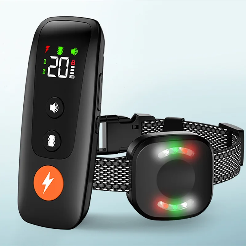 Rechargeable Waterproof 800m Remote Electronic Dog Training Collar