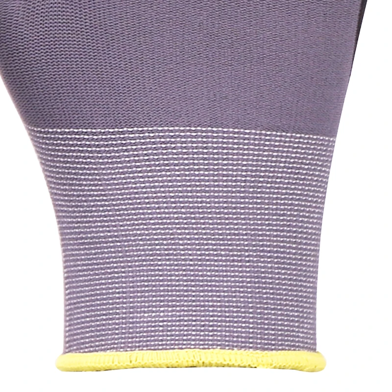 XINGYU 15G Nylon Spandex Nitrile Palm Fit Glove Thin Working Safety Gloves Coated Nylon Work Gloves Nitrile Dots