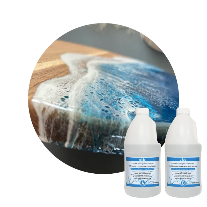 High Transparent Epoxy Resin AB Glue Factory Wholesale Clear Adhesive Sealant for Jewelry Making Art Crafts DIY Projects