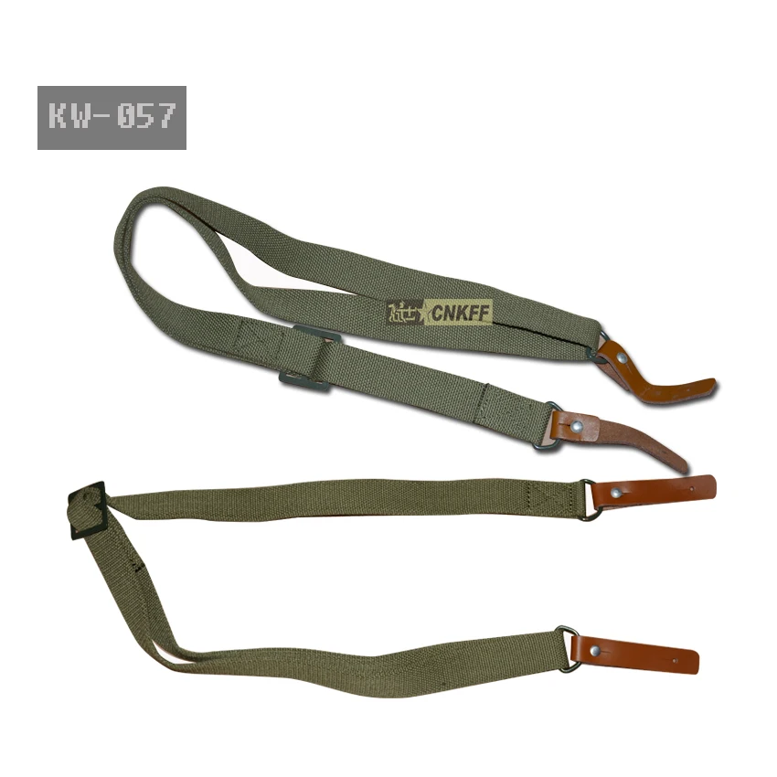 AK  2 point belt  Hunting Adjustable Leather Tactical shoulder strap  belt