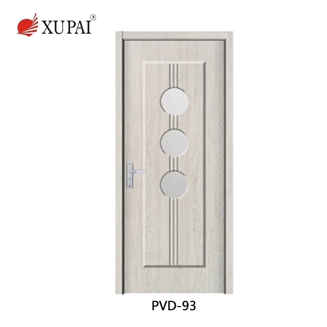 zhejiang jiangshan Interior room door hot sale cheap price plastic pvc door