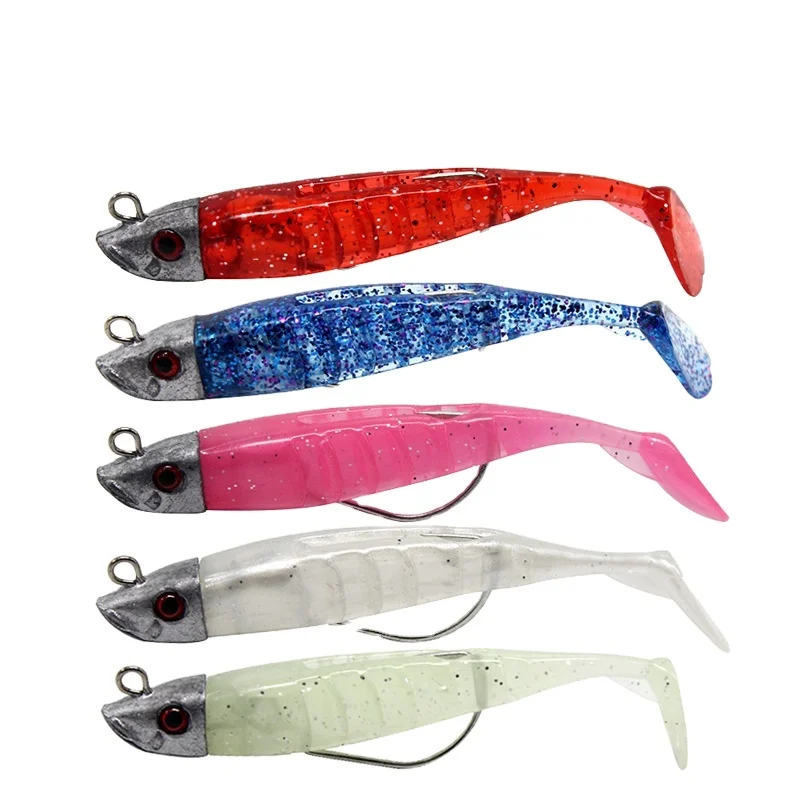 New Arrival Fishing Lures Bait 130mm 5.1in 26g Artificial Tackle Soft Lead Fish Soft Bait Iscas Pesca