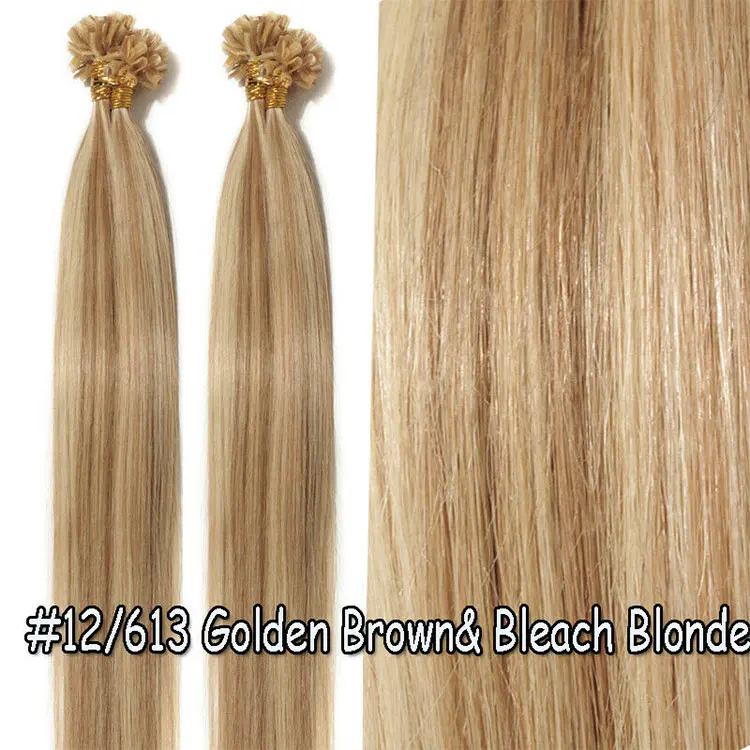 Hair Remy U Tip Pre Bonded Extension Remy Human Keratin Hair U Tip Hair Extensions