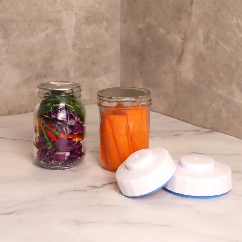 Glass Mason Jar Lid vacuum sealer kit silicone food saver for sealers tool With Hose and Metal Lids for Food Storage