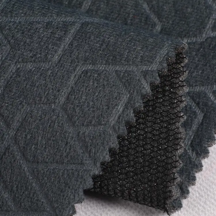 High Quality 100% Polyester  Embossed Fabric for car seats