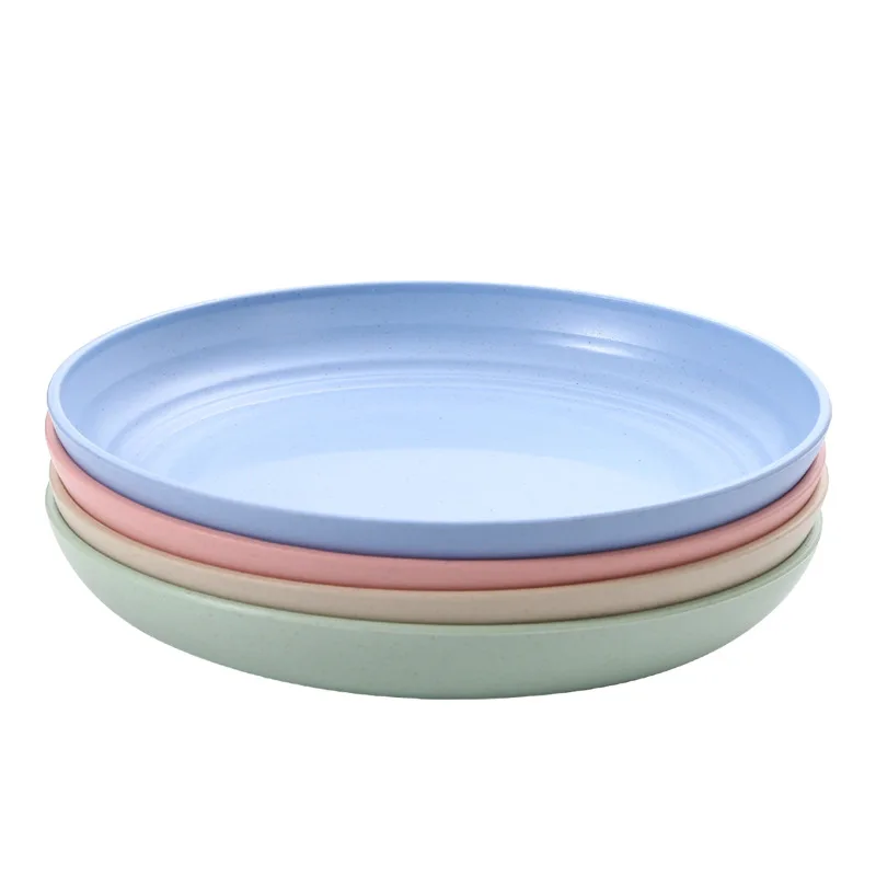 Tableware Set  Biodegradable Wheat Straw Plastic Dinnerware Set