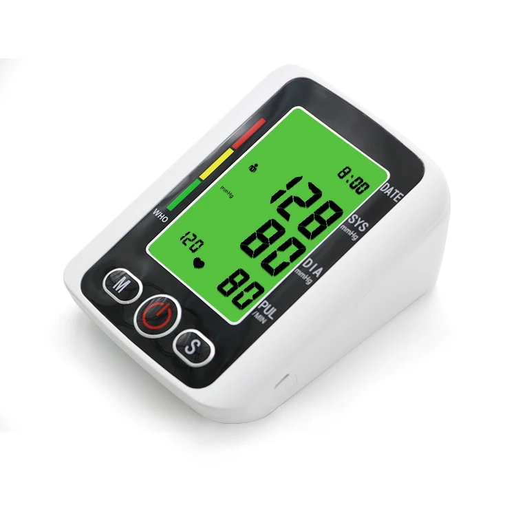 Portable Home Use Functional Smart Automatic 24 Hour Blood Pressure Monitor With LCD