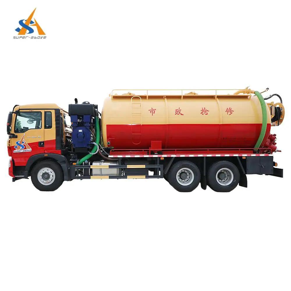 Super-Above Cleaning and Sewage  suction truck 6X4 22CBM  Dongfeng for Sale