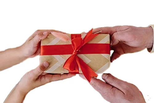 Wholesale cheap 2.5cm/1inch solid gold satin ribbon wedding birthday party decoration gift wrapping ribbon for small business