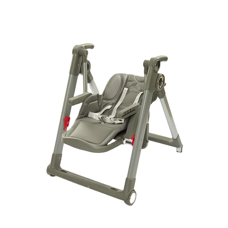 3 In 1 Baby Feeding High Chair Folding Portable Baby Rocker Bouncer Convertible Baby Swing Rocking Chair