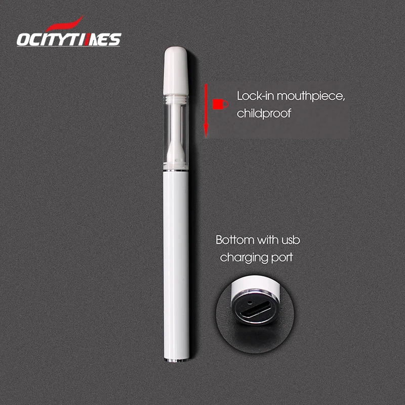 USA Canada Market Hottest cigarro electronic cbd cartridge black electronic cigarette