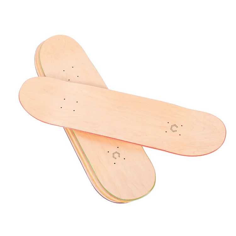 Hi Strength Blank Skate board Decks Canadian Maple Skateboard China Manufacturer Deck surface custom