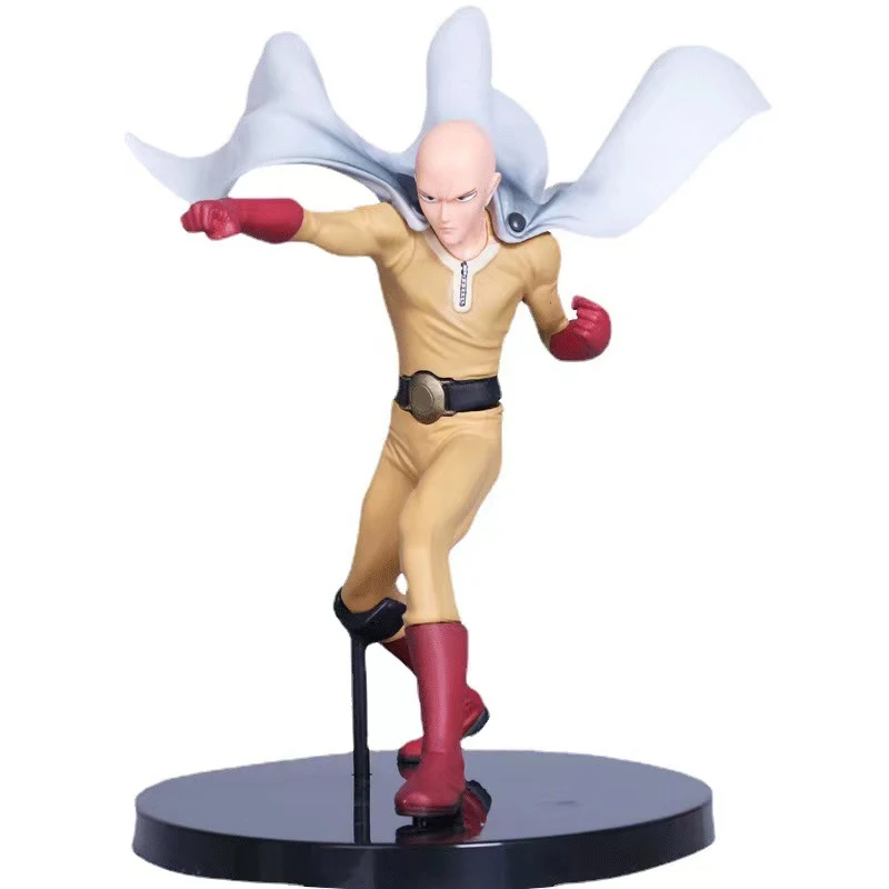 14cm Anime One Punch Man Figure Toy Saitama Sensei DXF Hero PVC Action Figure Model Doll Collectible Figure Gift